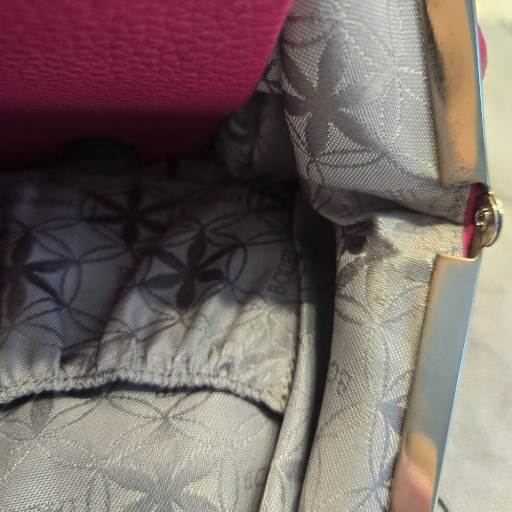 Bodhi fuschia leather wristlet - Picture 10 of 16